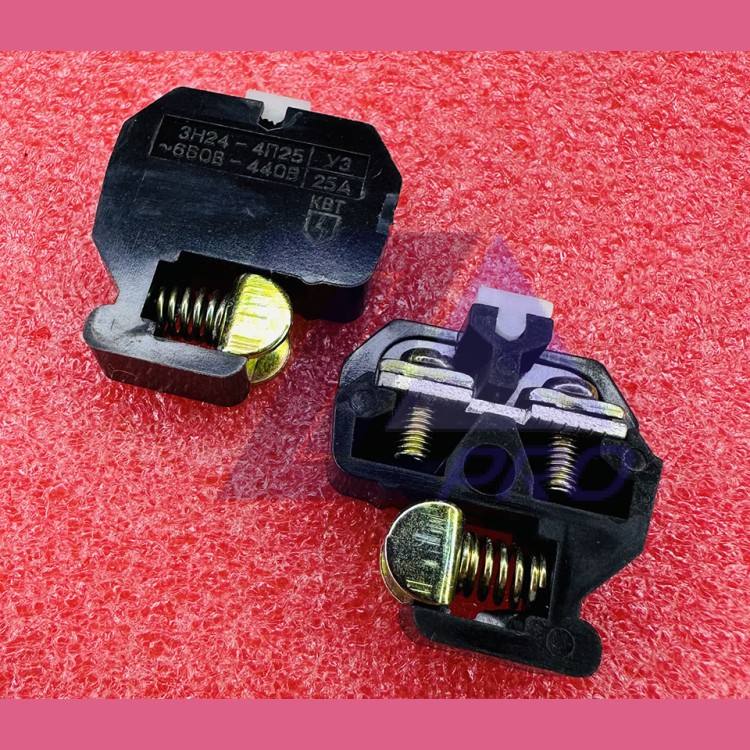 Зажим наборный проходной ЗН24-4П25