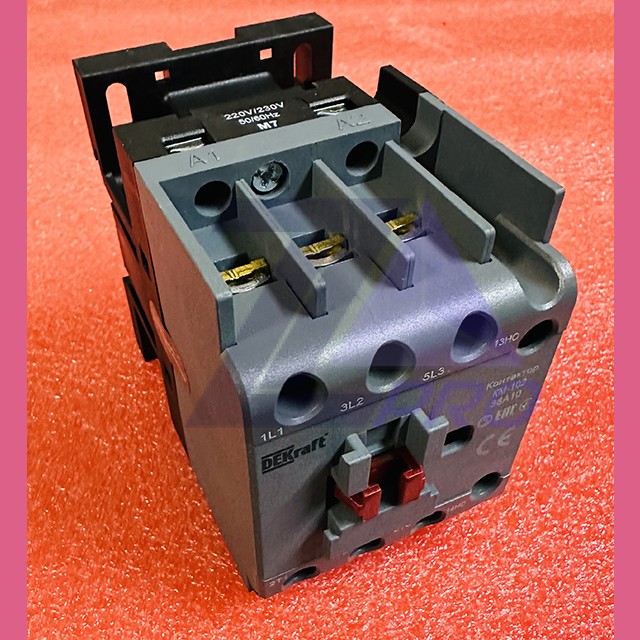 Контактор 38A 220/230В AC3 AC4 1НО KM-102 DEKraft